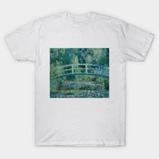 The Japanese Bridge by Claude Monet T-Shirt